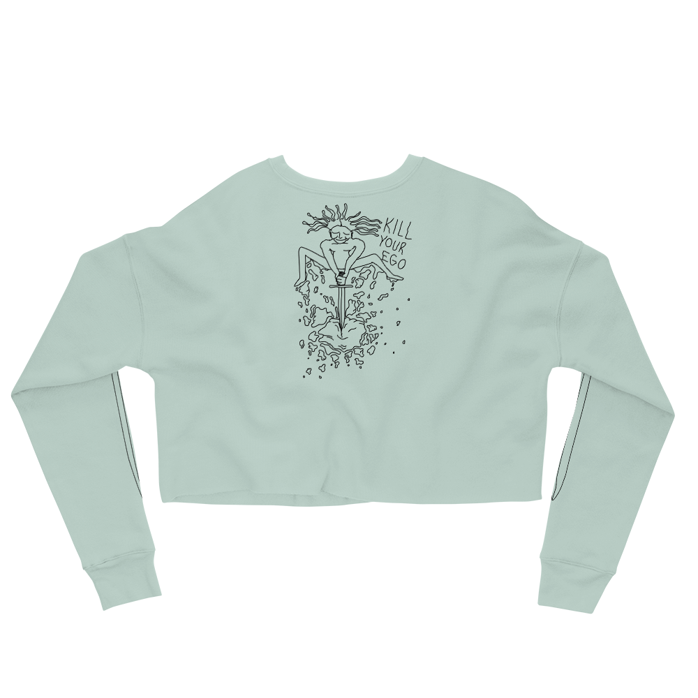 This Shroom Beach fleece cropped sweatshirt is the way to go to look fashionable while feeling perfectly comfy.