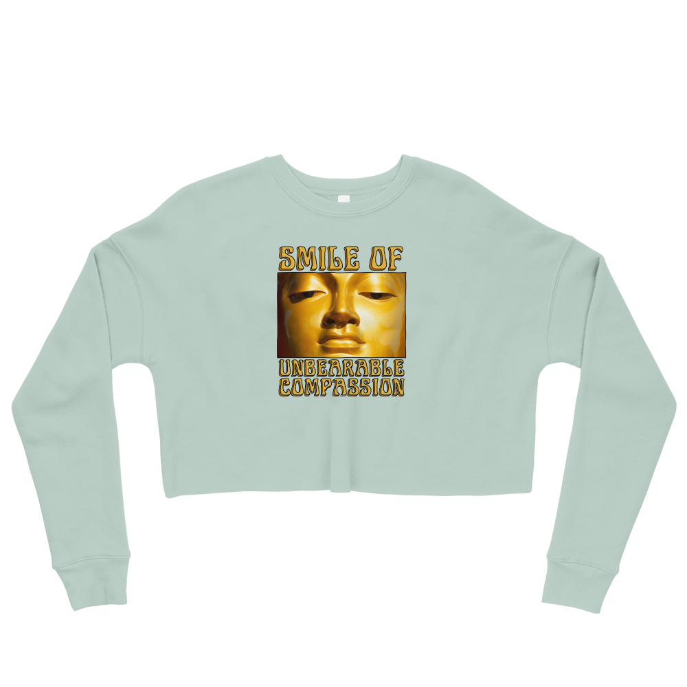 This Shroom Beach fleece cropped sweatshirt is the way to go to look fashionable while feeling perfectly comfy.