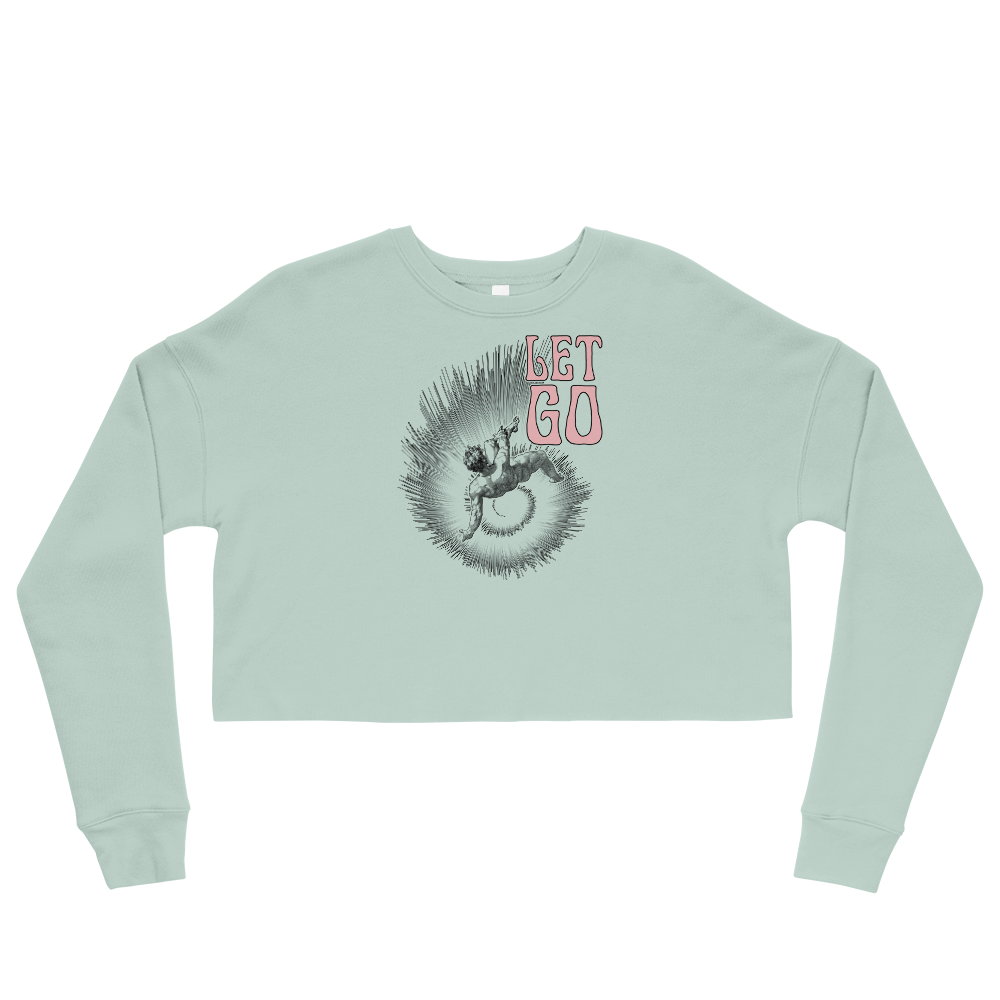 This Shroom Beach fleece cropped sweatshirt is the way to go to look fashionable while feeling perfectly comfy.