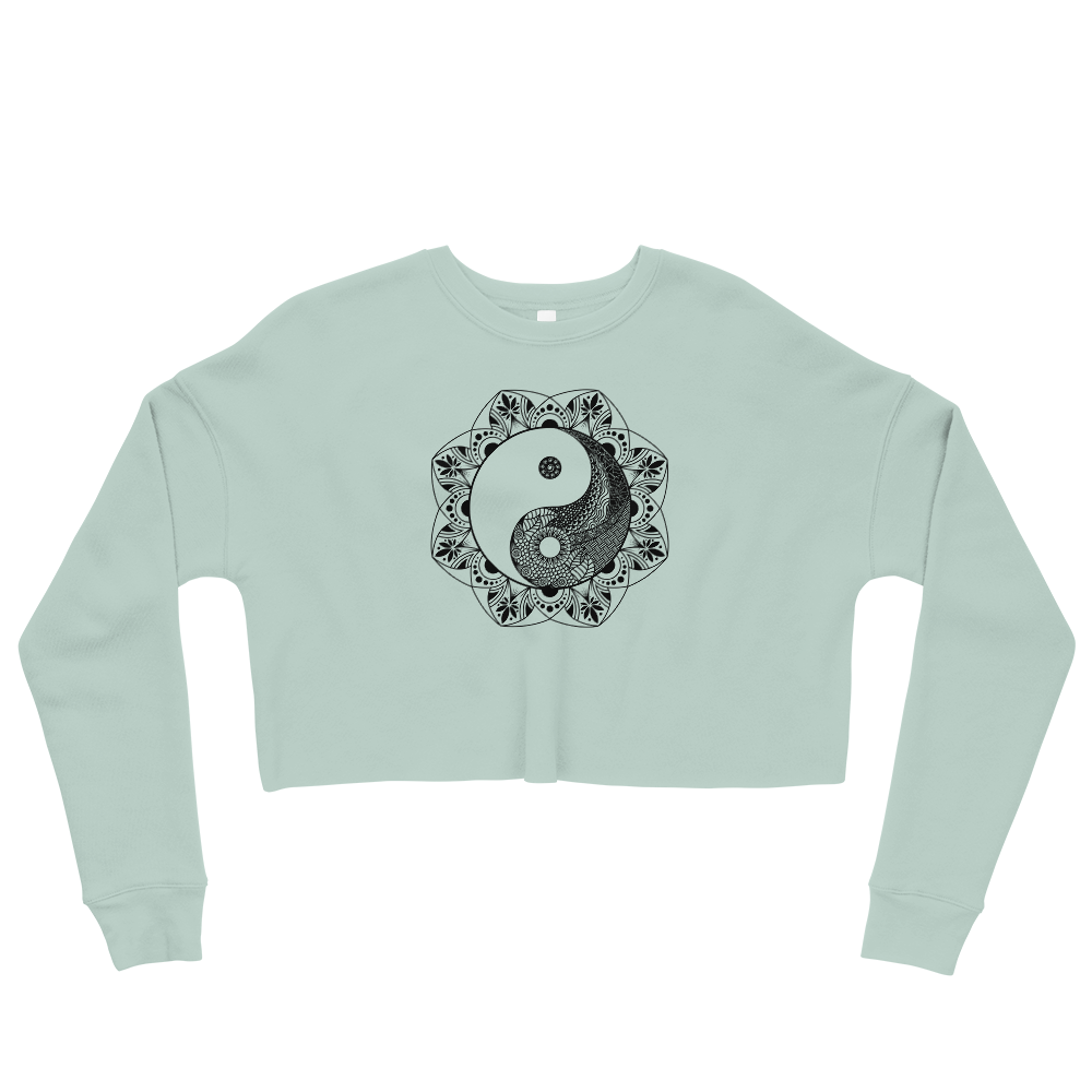 This Shroom Beach fleece cropped sweatshirt is the way to go to look fashionable while feeling perfectly comfy.