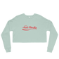 Enjoy Mula Bandha Graphic Crop Sweatshirt