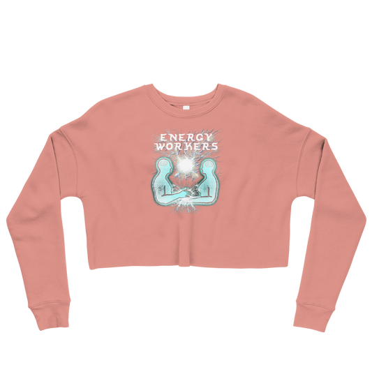 This Shroom Beach fleece cropped sweatshirt is the way to go to look fashionable while feeling perfectly comfy.