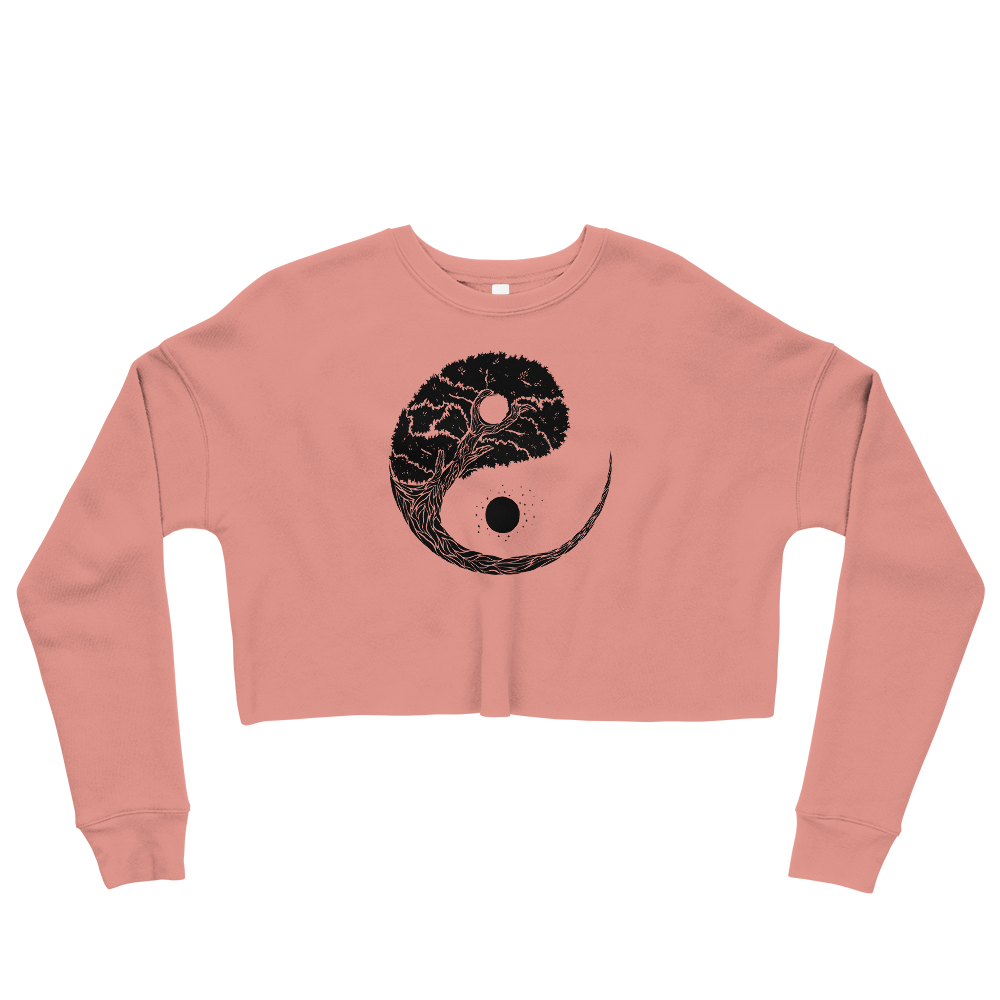 This Shroom Beach fleece cropped sweatshirt is the way to go to look fashionable while feeling perfectly comfy.