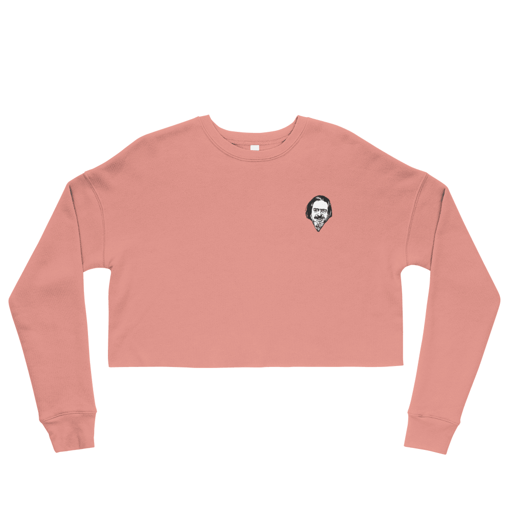 Allan Watts Embroidery Crop Sweatshirt - Shroom Beach