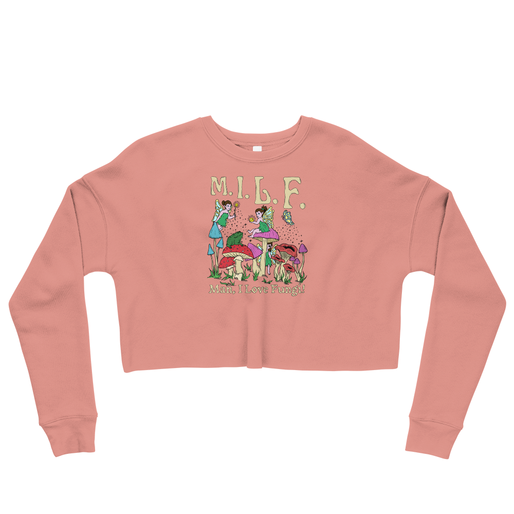 M.I.L.F Graphic Crop Sweatshirt