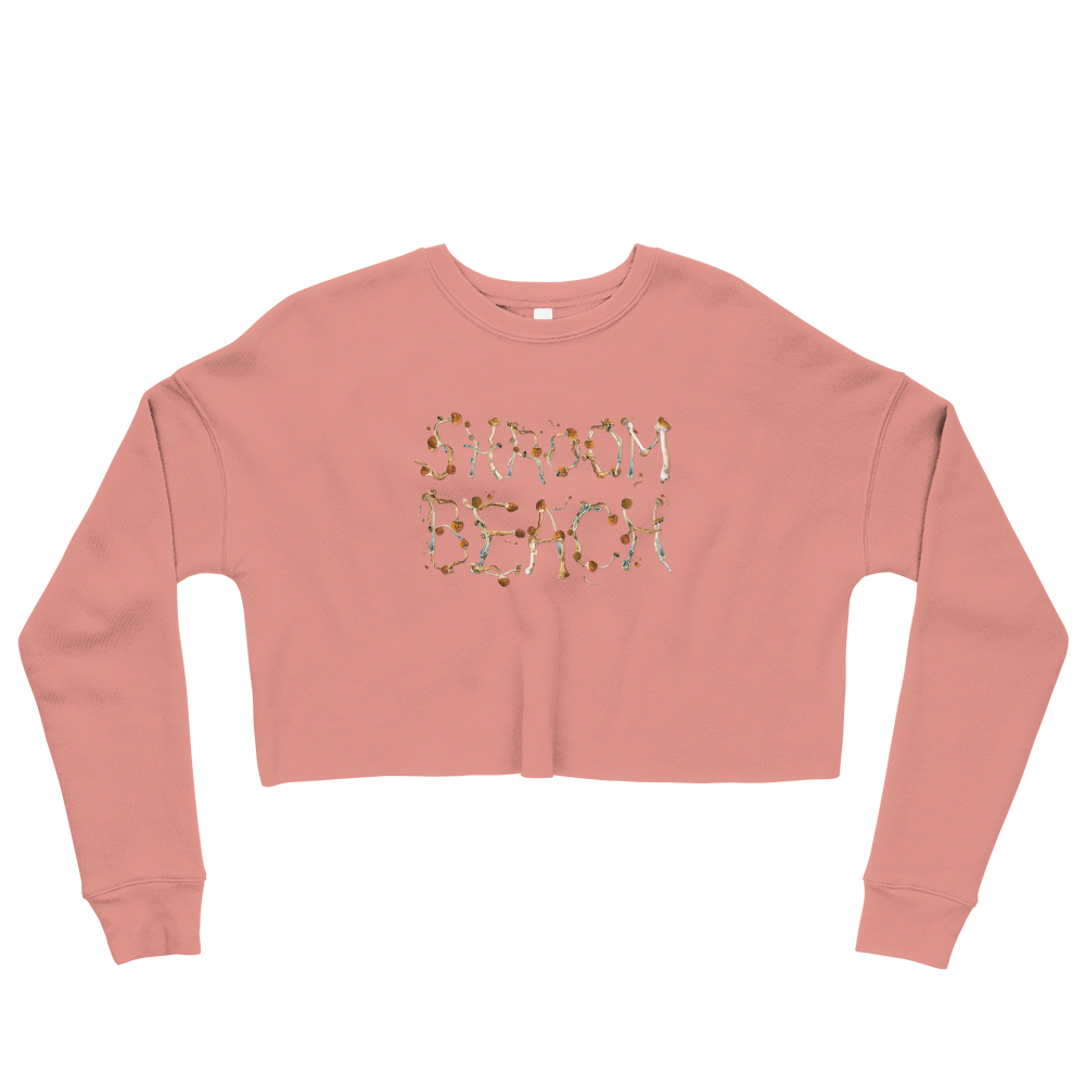 Shroom Beach Psi~ Graphic Crop Sweatshirt