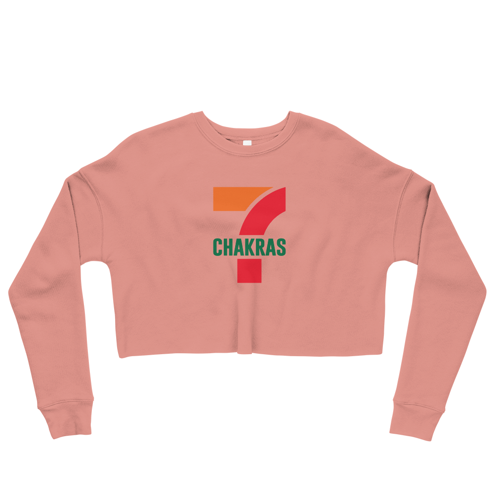 7 Chakras Graphic Crop Sweatshirt