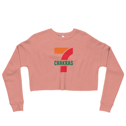 7 Chakras Graphic Crop Sweatshirt