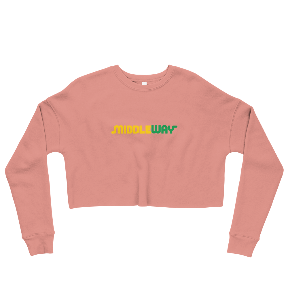 Middle Way Graphic Crop Sweatshirt