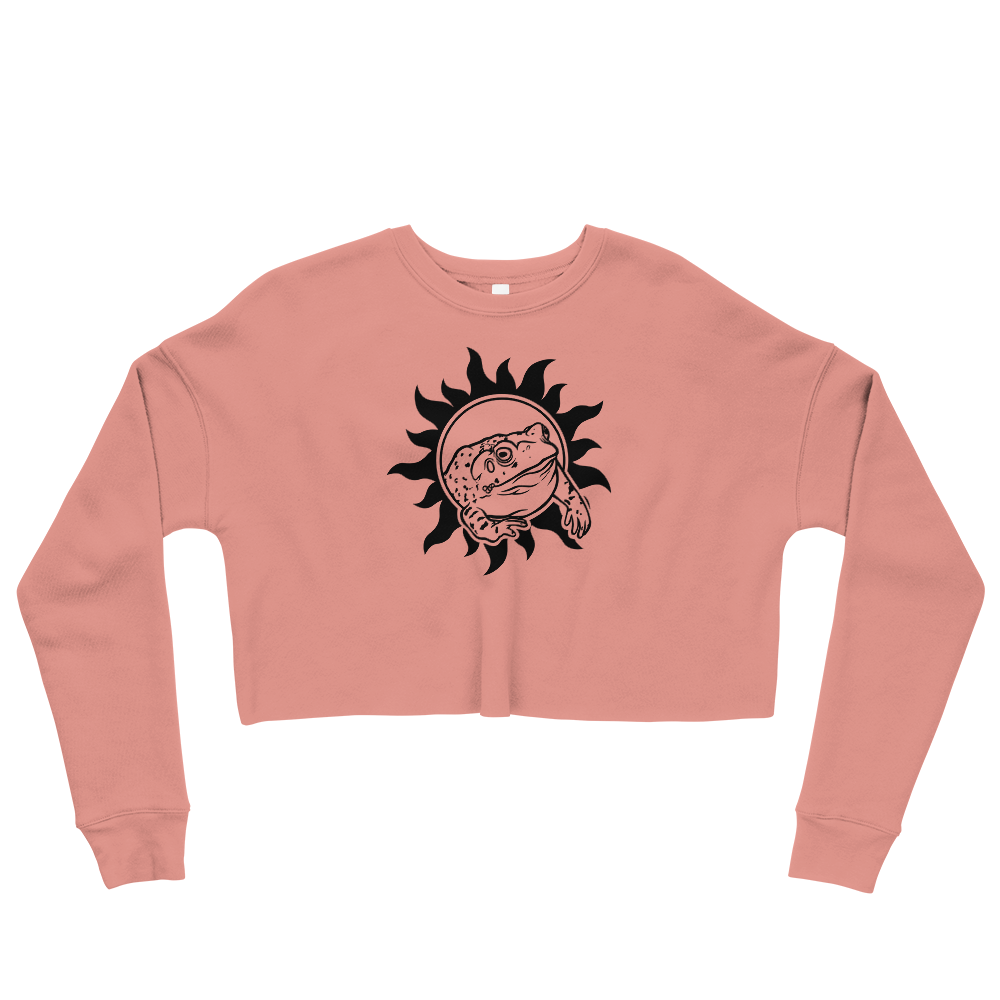 Toad Graphic Crop Sweatshirt