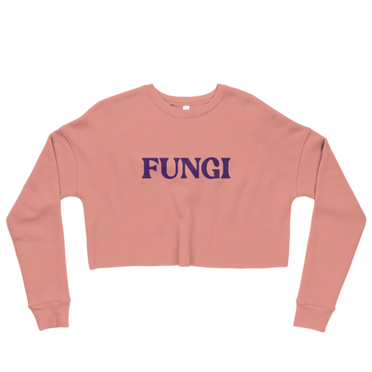 Fun Guy Graphic Crop Sweatshirt