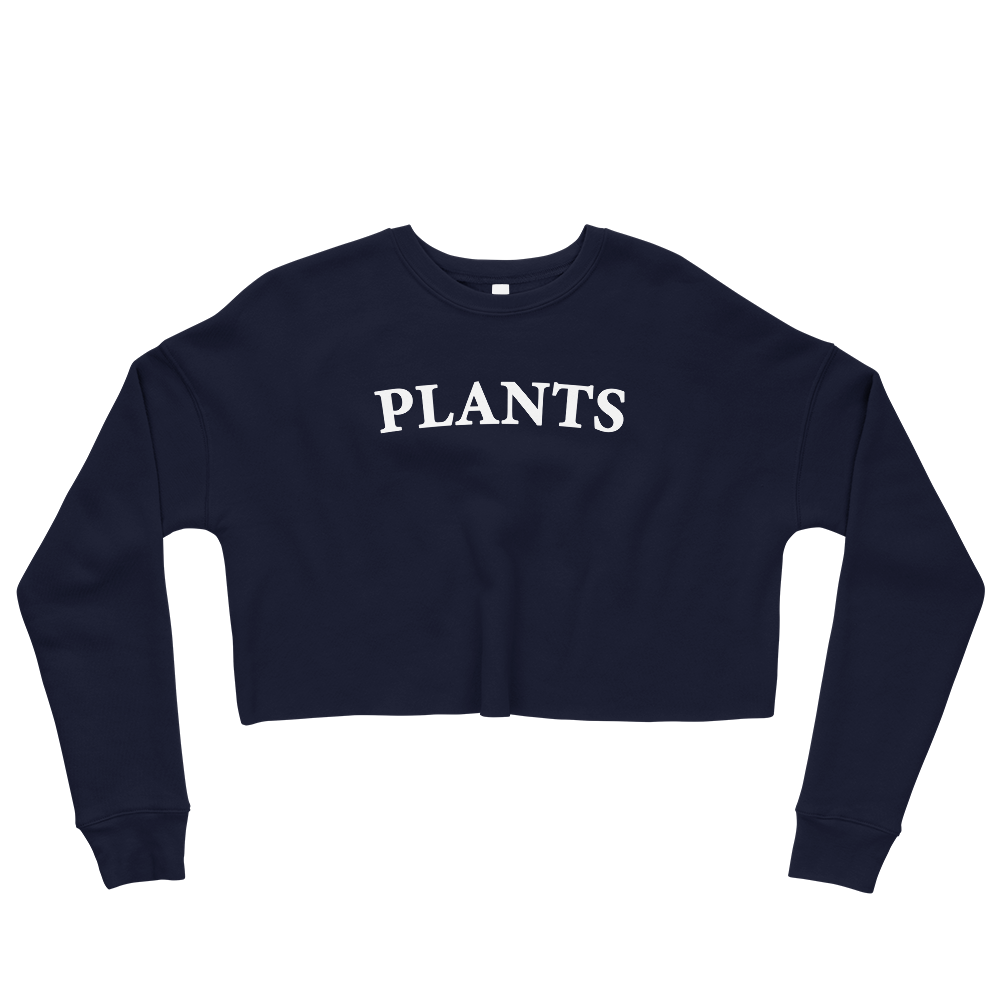 This Shroom Beach fleece cropped sweatshirt is the way to go to look fashionable while feeling perfectly comfy.