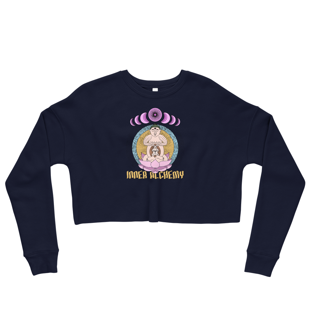 This Shroom Beach fleece cropped sweatshirt is the way to go to look fashionable while feeling perfectly comfy.