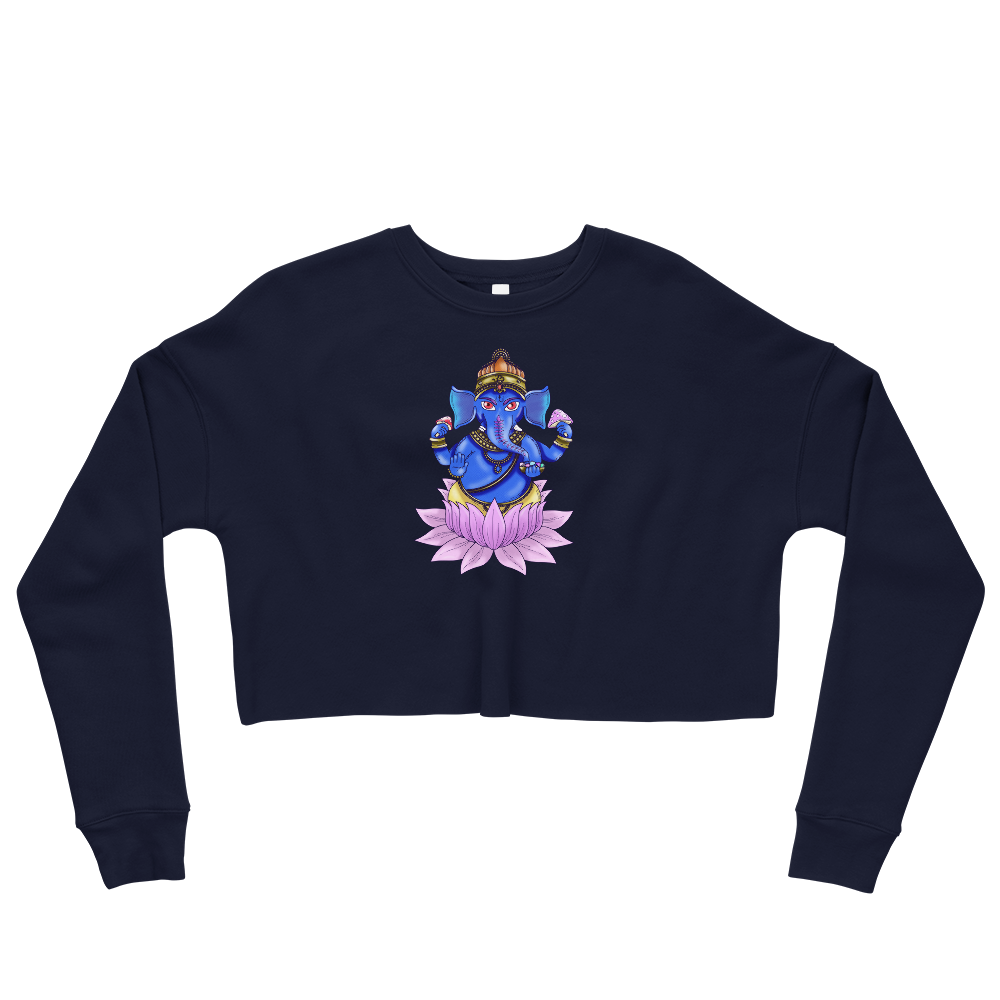 This Shroom Beach fleece cropped sweatshirt is the way to go to look fashionable while feeling perfectly comfy.