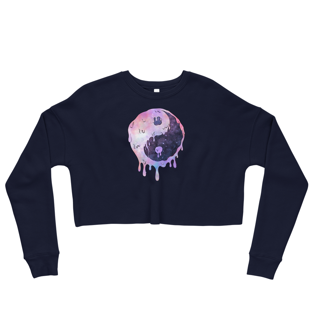 This Shroom Beach fleece cropped sweatshirt is the way to go to look fashionable while feeling perfectly comfy.