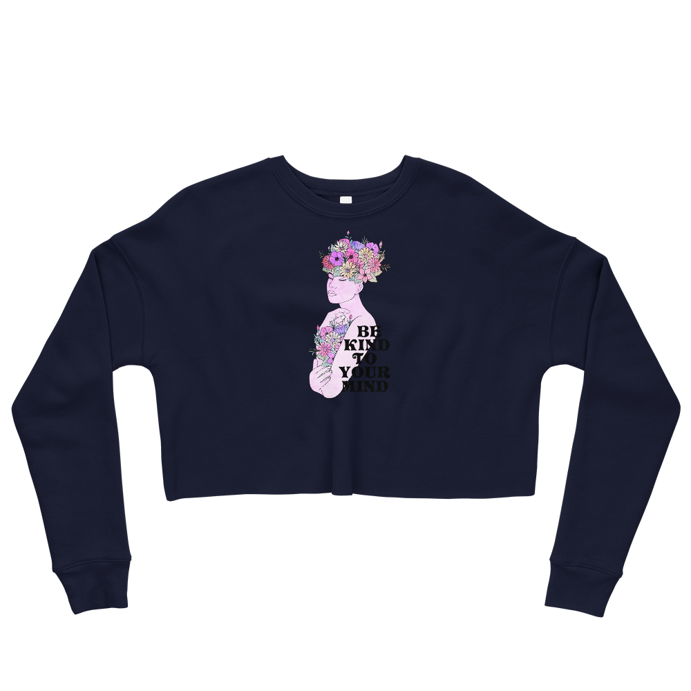 This Shroom Beach fleece cropped sweatshirt is the way to go to look fashionable while feeling perfectly comfy.