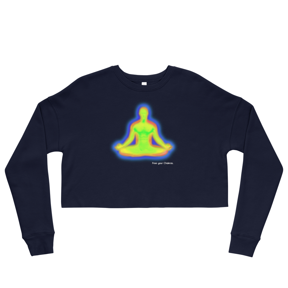 Free Your Chakras Graphic Crop Sweatshirt