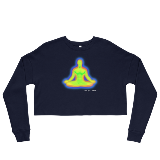 Free Your Chakras Graphic Crop Sweatshirt