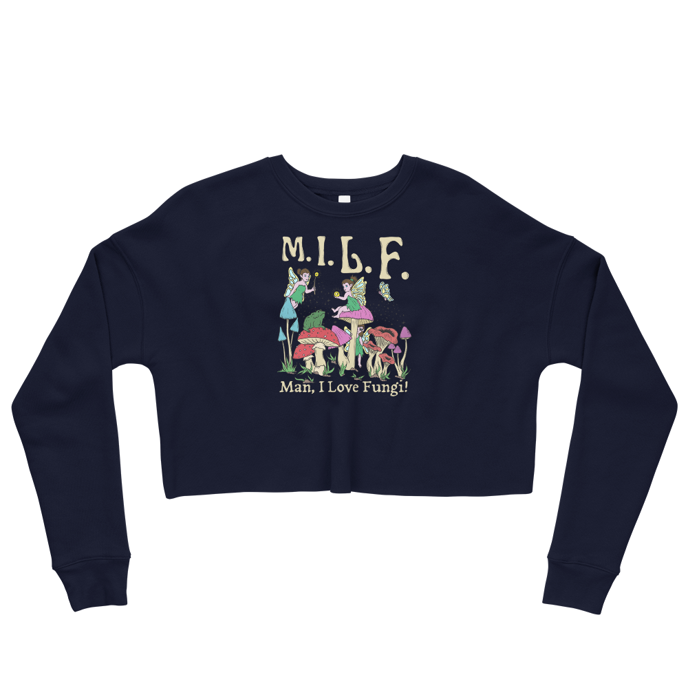 M.I.L.F Graphic Crop Sweatshirt