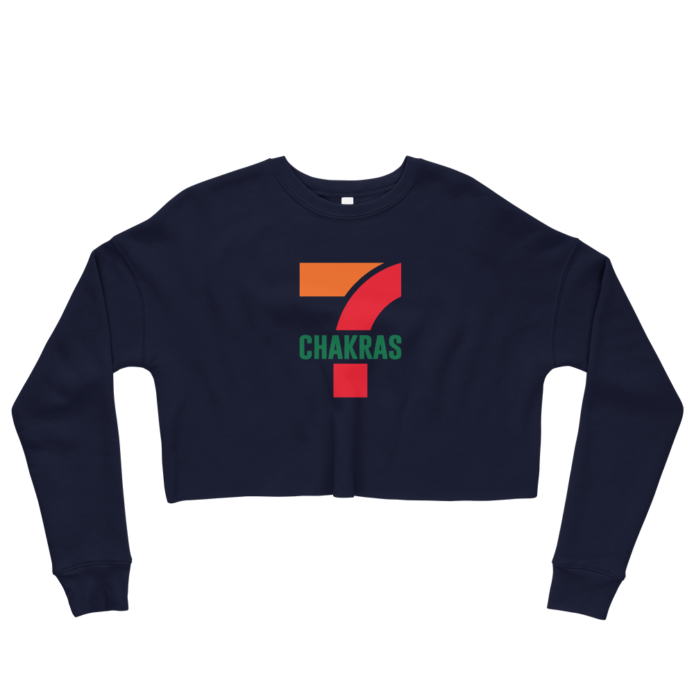 7 Chakras Graphic Crop Sweatshirt