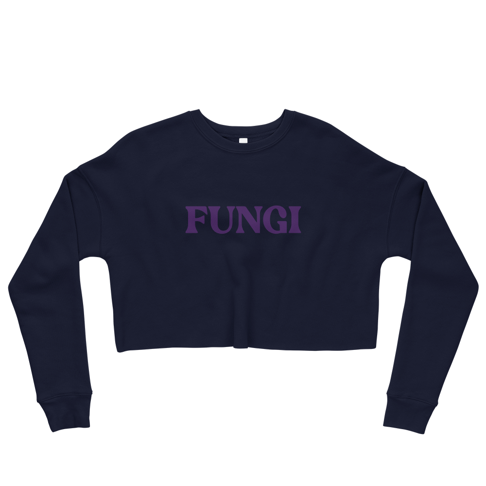 Fun Guy Graphic Crop Sweatshirt