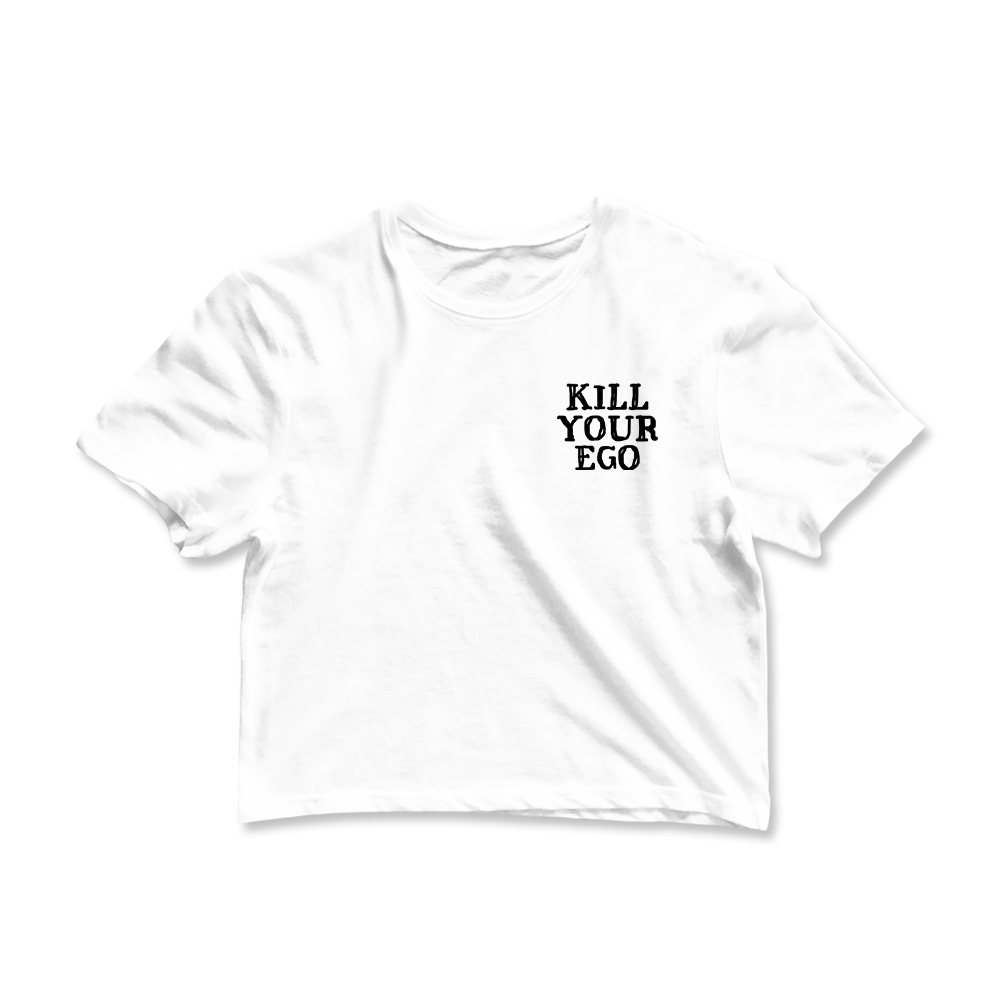 Kill Your Ego Graphic Crop Tee