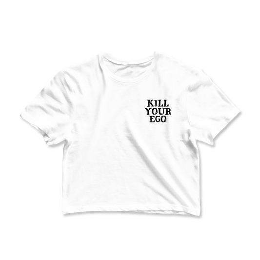 Kill Your Ego Graphic Crop Tee