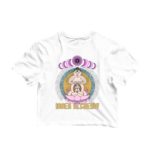 Inner Alchemy Graphic Crop Tee