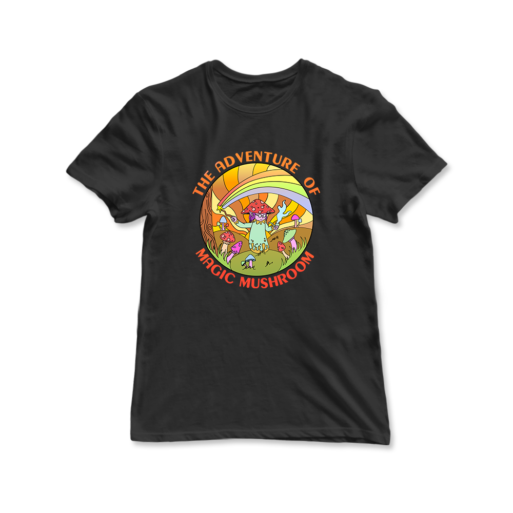 The Adventure of Magic Mushroom Graphic Women's Tee