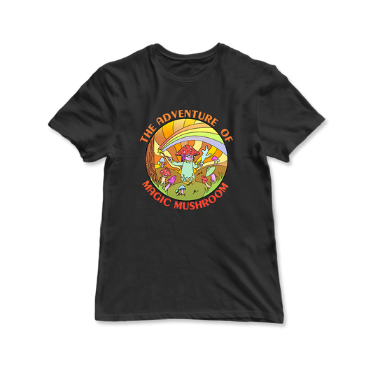 The Adventure of Magic Mushroom Graphic Women's Tee