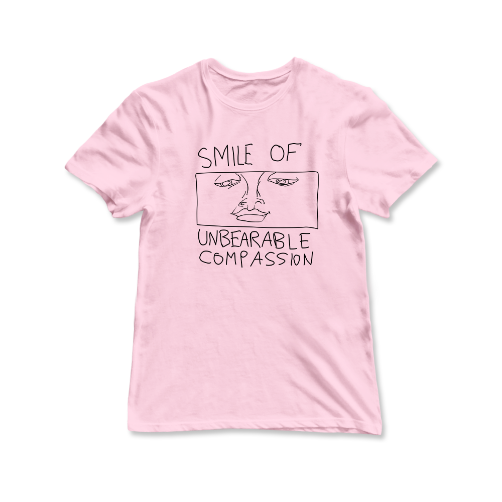 Smile Of Unbearable Compassion Doodle Graphic Women's Tee