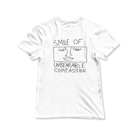 Smile Of Unbearable Compassion Doodle Graphic Women's Tee