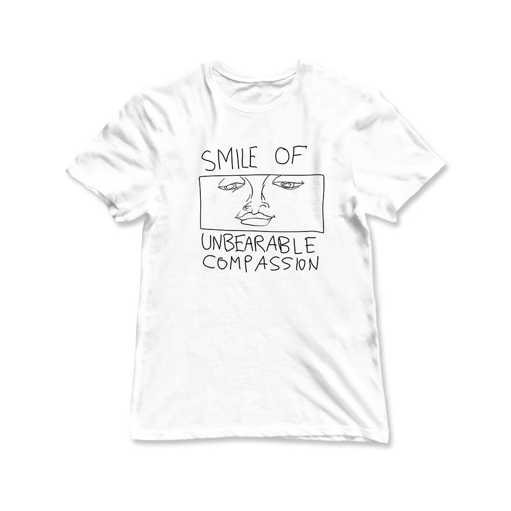 Smile Of Unbearable Compassion Doodle Graphic Women's Tee