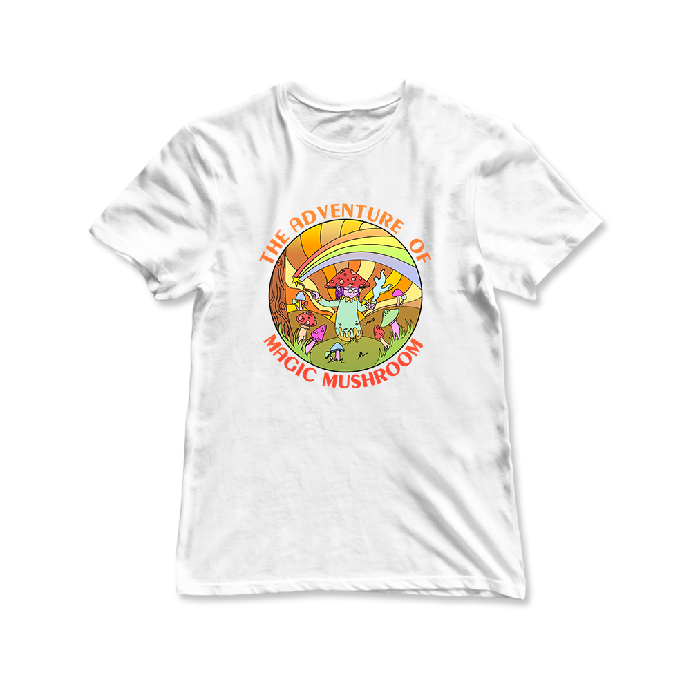 The Adventure of Magic Mushroom Graphic Women's Tee